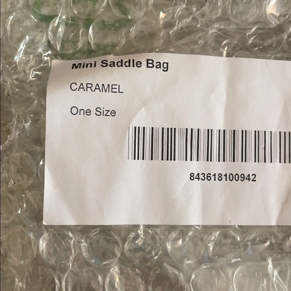 NEW 💝 CUYANA Mini Saddle Bag Caramel - Picture 2 of 16